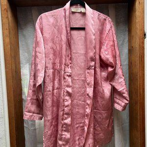 Vintage Victoria's Secret Robe Pink Floral